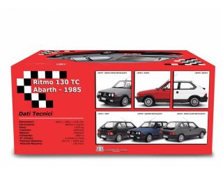 Fiat Ritmo 130 TC Abarth - 1985 Rosso Laudoracing 1:18 Resinemodell (Türen, Motorhaube... nicht zu öffnen!)